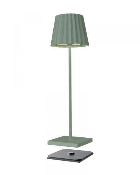 sompex LED Gartentischleuchte Troll 2.0 Olivgrün, Akku, langlebig sompex LED Gartentischleuchte Troll 2.0 Olivgrün, Akku, langlebig