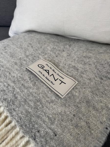 Gant Wolldecke Light Grey 