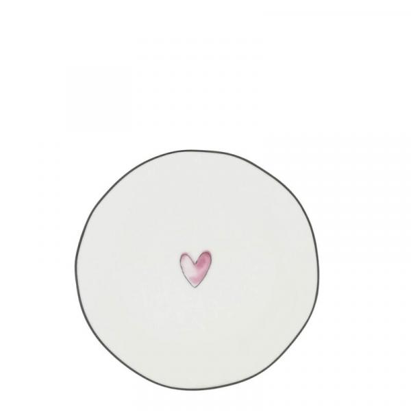 Bastion Collection Side Teller Herz rosa Bastion Collection Side Teller Herz rosa