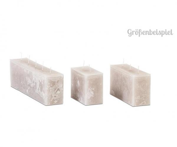 Dekocandle Kerze Walls white 16 x 8 x 13 cm