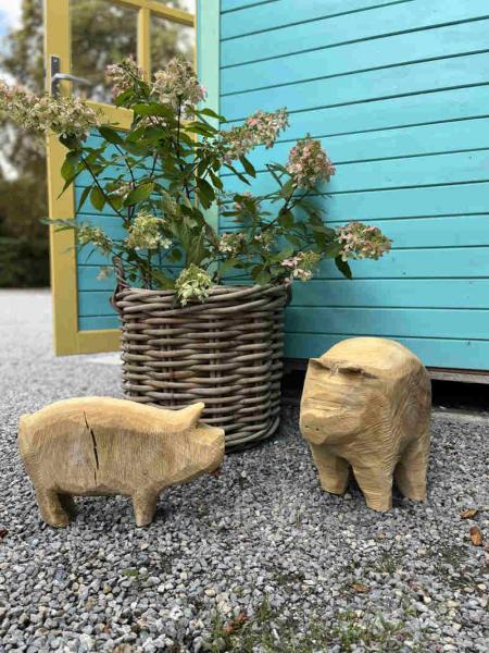 WMG Holz Schwein Pappel natur h 18cm,l 30cm