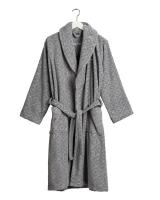 Gant Organic G Bademantel Elephant Grey Grösse S