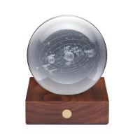 Gingko Amber Crystal Kristall Sonnensystem