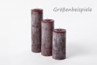 Dekocandle Kerze Mini Super Candle Bordeaux b, schick, moder