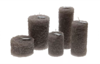 DutZ Vase Candle Ice Lightgrey, schick, modern