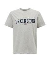 Lexington Justin Tee T-Shirt Light Grey Melange, modern, schick
