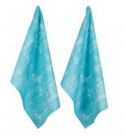 pad home Design Geschirrtuch culture blue