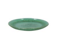 TREILLE - - DIA 21 x H 2,5 cm - green. Teller, modern, schick