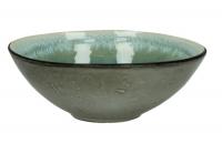 KIMO - Suppenschüssel - Steingut - DIA 17 x H 7 cm - aqua