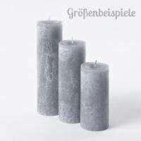 Dekocandle Mini Super Candle Grey, schick, schoen, modern