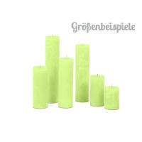 Dekocandle Kerze Mint Green, wunderschoen 