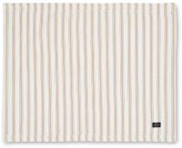 Lexington Platzsetz Icons Cotton Herringbone Striped Placemat Beige Schoen