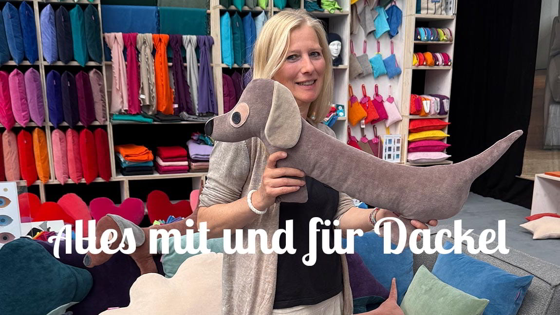 Dackel Kissen und Decken
