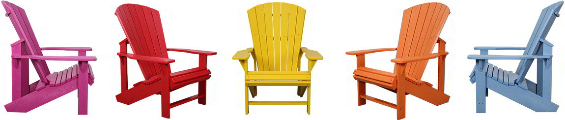 Kunststoff Adirondack recycelt Kunststoff Recycelt Adirondack Farben