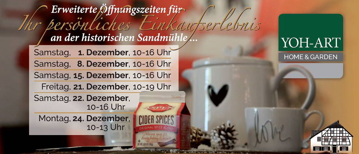 Erweiterte Öffungszeiten zum entspannten shoppen.
